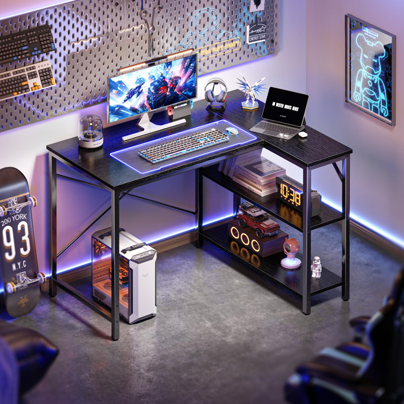 L shaped gaming desk wayfair sale